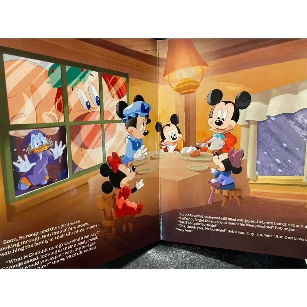 Disney Mickey's Christmas Carol by Megan Roth (2018, Hardcover)